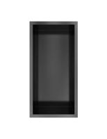 Hotbath &MORE Inbouwnis 30x15x10cm Geborsteld Zwart PVD