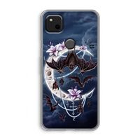 Vleermuizen Maan: Google Pixel 4a Transparant Hoesje
