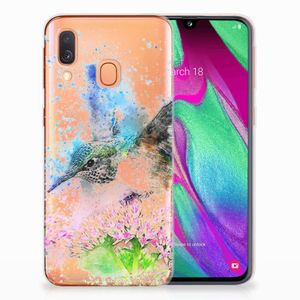 Hoesje maken Samsung Galaxy A40 Vogel