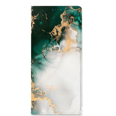 Standcase voor Samsung Galaxy A22 5G Marmer Groen Standcase voor Samsung Galaxy A22 5G Marmer Groen