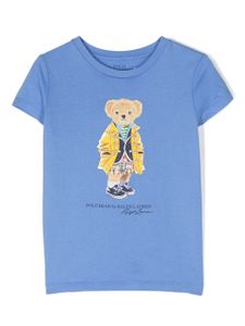 POLO RALPH LAUREN KIDS t-shirt à imprimé Polo Bear - Bleu