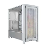 PC-behuizing - CORSAIR - FRAME 4000D RS ARGB-serie - Mid-Tower - 3 ARGB-fans - Wit