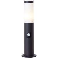BRILLIANT - DODY Buitenpaal - inclusief sensor - kleur zwart - metaal/kunststof E27 LED 1x10W