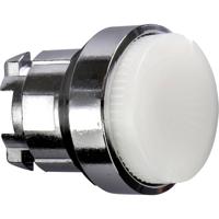 Schneider Electric ZB4BW113 ZB4BW113 Terugstelbaar (Ø) 22 mm Zonder markering Chroom, Wit 1 stuk(s)