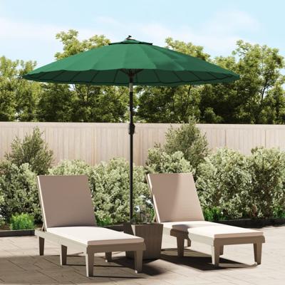 Parasol met aluminium paal 270 cm groen