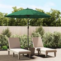 Parasol met aluminium paal 270 cm groen