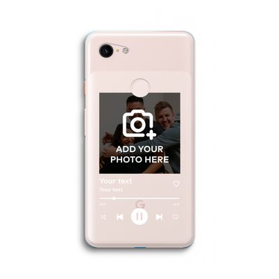 Music Player: Google Pixel 3 XL Transparant Hoesje
