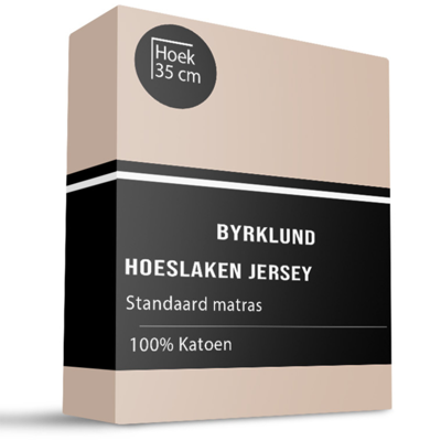 Hoeslaken - Jersey Katoen Stretch - 140x200 cm - Keuze Uit Meerdere Kleuren - Byrklund - Dekbed-Discounter.nl