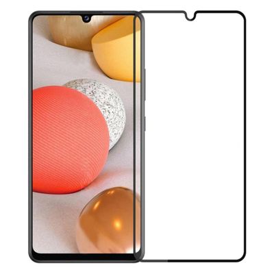 Shop4 - Samsung Galaxy A42 5G Glazen Screenprotector - Edge-To-Edge Gehard Glas Transparant