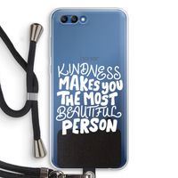 The prettiest: Honor 10 Transparant Hoesje met koord