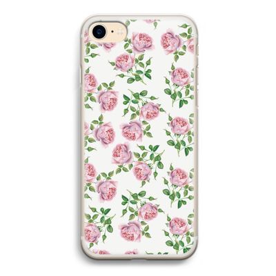 Kleine roosjes: iPhone 7 Transparant Hoesje