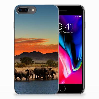 Apple iPhone 7 Plus | 8 Plus | TPU Hoesje | Olifanten