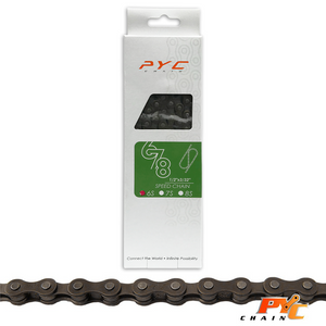 P.Y.C. Pyc fietsketting 6v 116s 1/2x3/32 shimano
