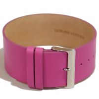 Horlogeband Universeel CCC.1035 / Z035 Leder Roze 28mm