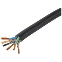 TRU COMPONENTS TC-11594964 Rubberkabel H07RN-F 5 x 10 mm² Zwart per meter - thumbnail