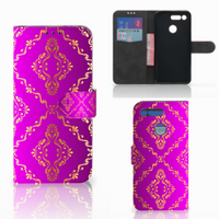 Wallet Case Honor View 20 Barok Roze - thumbnail