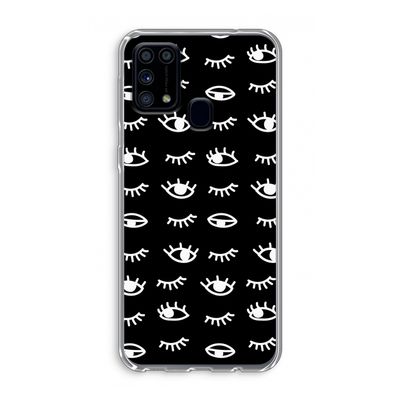 Eye pattern #3: Samsung Galaxy M31 Transparant Hoesje