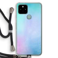 mist pastel: Pixel 5 Transparant Hoesje met koord