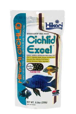Hikari Cichlid Excel Medium - 250 gram