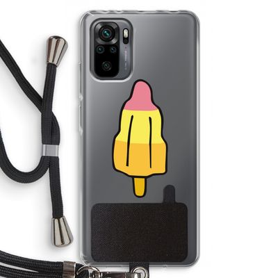Raketijsje: Xiaomi Redmi Note 10 Pro Transparant Hoesje met koord