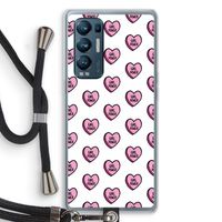 GIRL POWER: Oppo Find X3 Neo Transparant Hoesje met koord