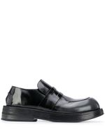 Marsèll mocassins à design structuré - Noir Marsèll mocassins à design structuré - Noir
