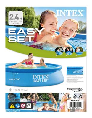 Zwembad 2.44m x 61cm easy set pool - Intex
