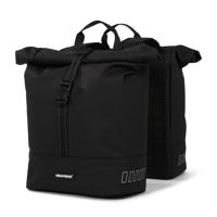 Urbanproof rolltop dubbele fietstas 38 liter zwart