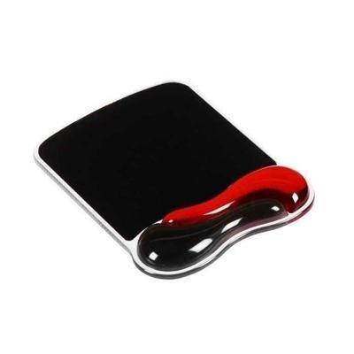 Ergonomische muismat - Polssteun - KENSINGTON - Duo Gel zwart / rood