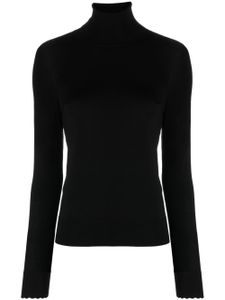 Chloé pull en laine à col montant - Noir