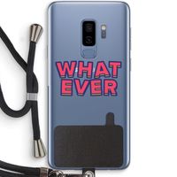 Whatever: Samsung Galaxy S9 Plus Transparant Hoesje met koord