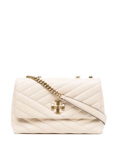 Tory Burch petit sac porté épaule Kira Chevron - Tons neutres