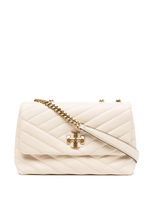 Tory Burch sac porté épaule en cuir Kira à chevrons - Tons neutres - thumbnail