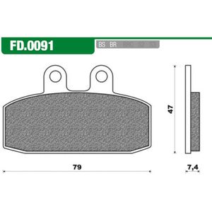 Newfren Remblokset fd0091