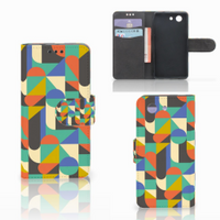 Sony Xperia Z3 Compact Telefoon Hoesje Funky Retro - thumbnail