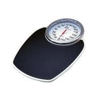 LITTLE BALANCE 8135 Pro M 160, bilancia pesapersone meccanica, design semi-medicale professionale, 160 kg / 1 kg, nero e cromato