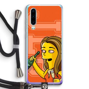Jamie Lee Simpson: Huawei P30 Transparant Hoesje met koord