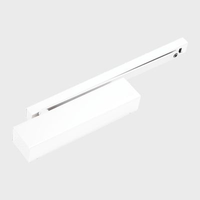 Dorma TS 92 B deurdranger - EN 1-4 - RAL9016 wit - met glijarm