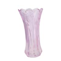 Bloemenvaas Delight - boeket vaas - glas - pastel paars - 13 x 25 cm