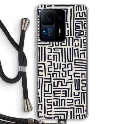 Moroccan Print: Xiaomi Mi Mix 4 Transparant Hoesje met koord