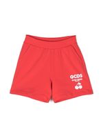 Gcds Kids short de sport à logo imprimé - Rouge - thumbnail