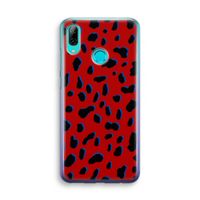 Red Leopard: Huawei P Smart (2019) Transparant Hoesje