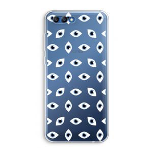 Eyes pattern: Honor 10 Transparant Hoesje
