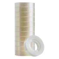 Plakband Quantore 12mmx33m transparant | 12 stuks