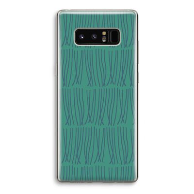 Swirls: Samsung Galaxy Note 8 Transparant Hoesje