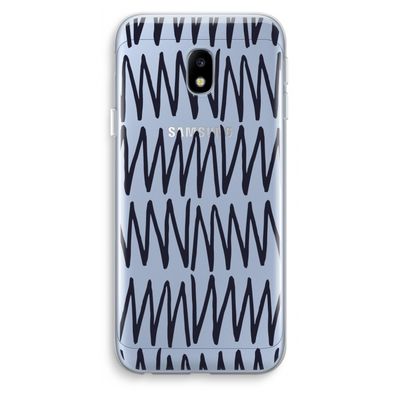 Marrakech Zigzag: Samsung Galaxy J3 (2017) Transparant Hoesje