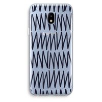 Marrakech Zigzag: Samsung Galaxy J3 (2017) Transparant Hoesje