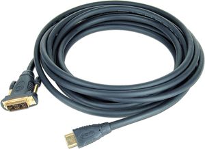 Gembird 1.8m, HDMI/DVI, M/M 1,8 m DVI-D Zwart