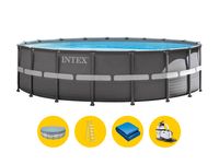 Intex Ultra Frame XTR Pool - 549 x 132 cm - met zandfilterpomp en accessoires - thumbnail