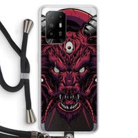 Hell Hound and Serpents: Oppo A95 5G Transparant Hoesje met koord